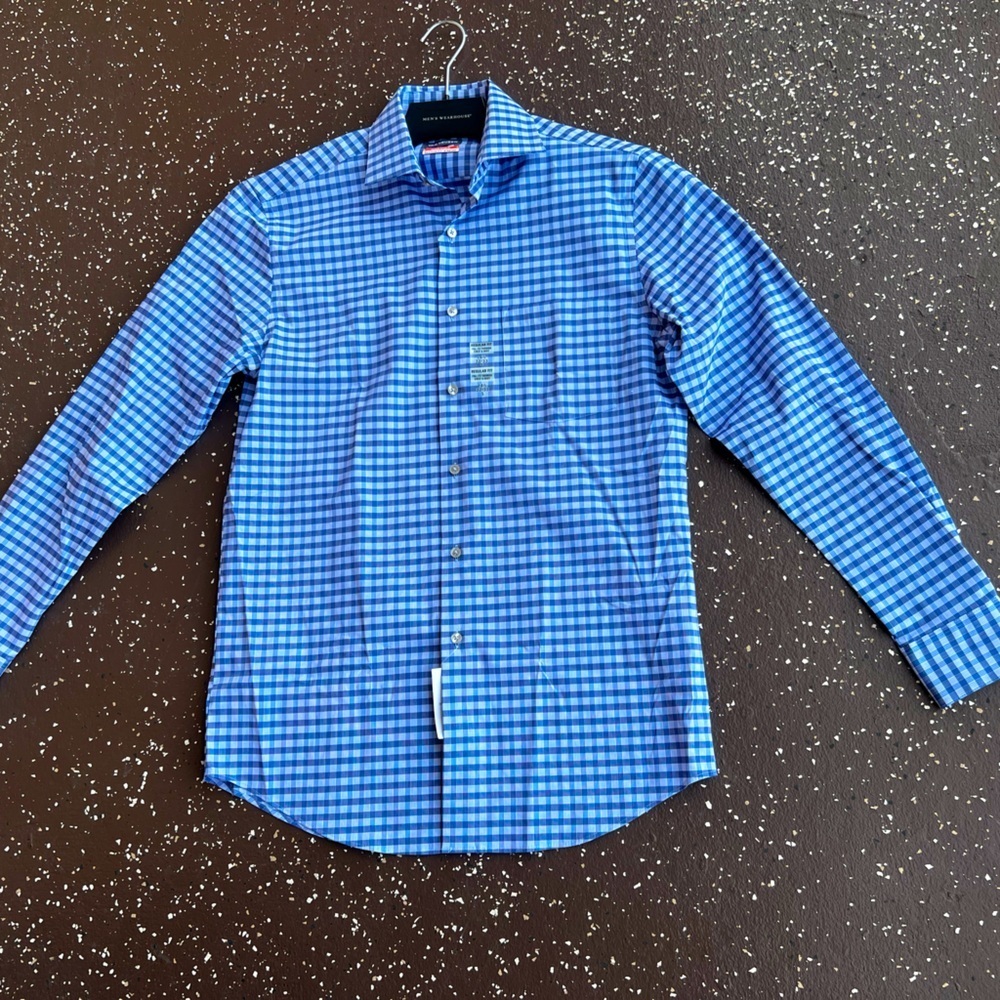 Dress shirt blue, long sleeve size S
